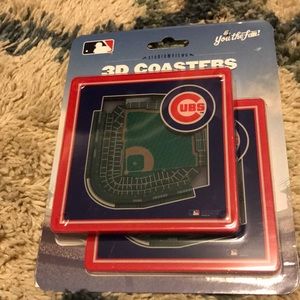 Chicago Cubs coaster set